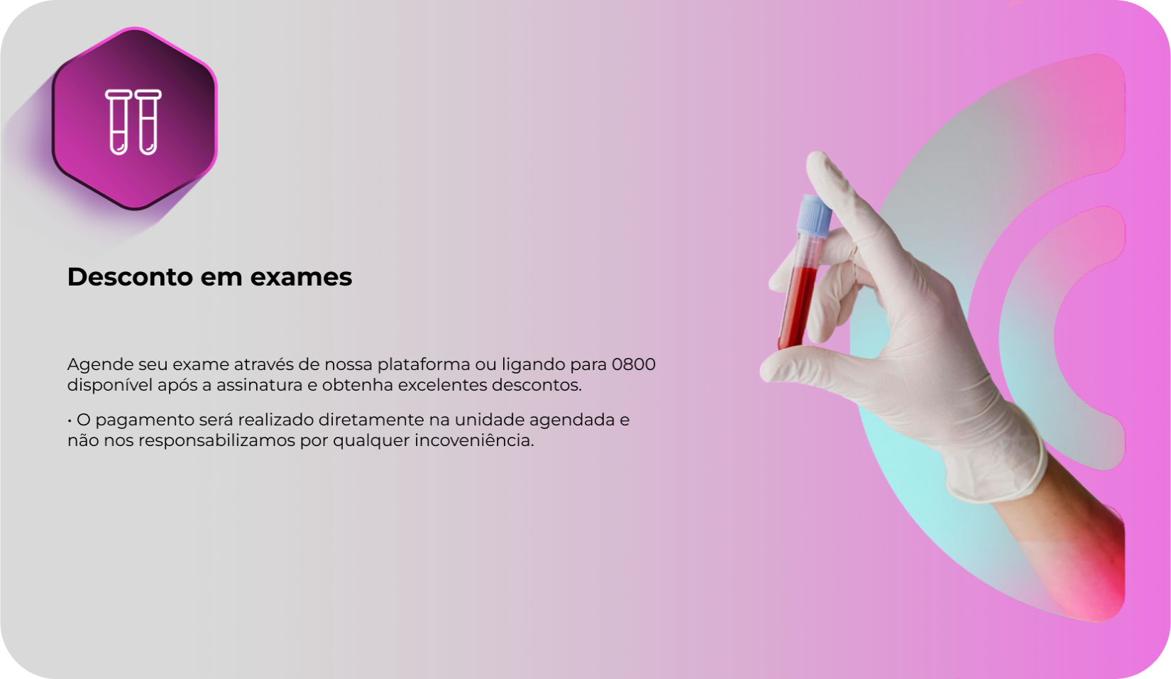 Descontos em exames